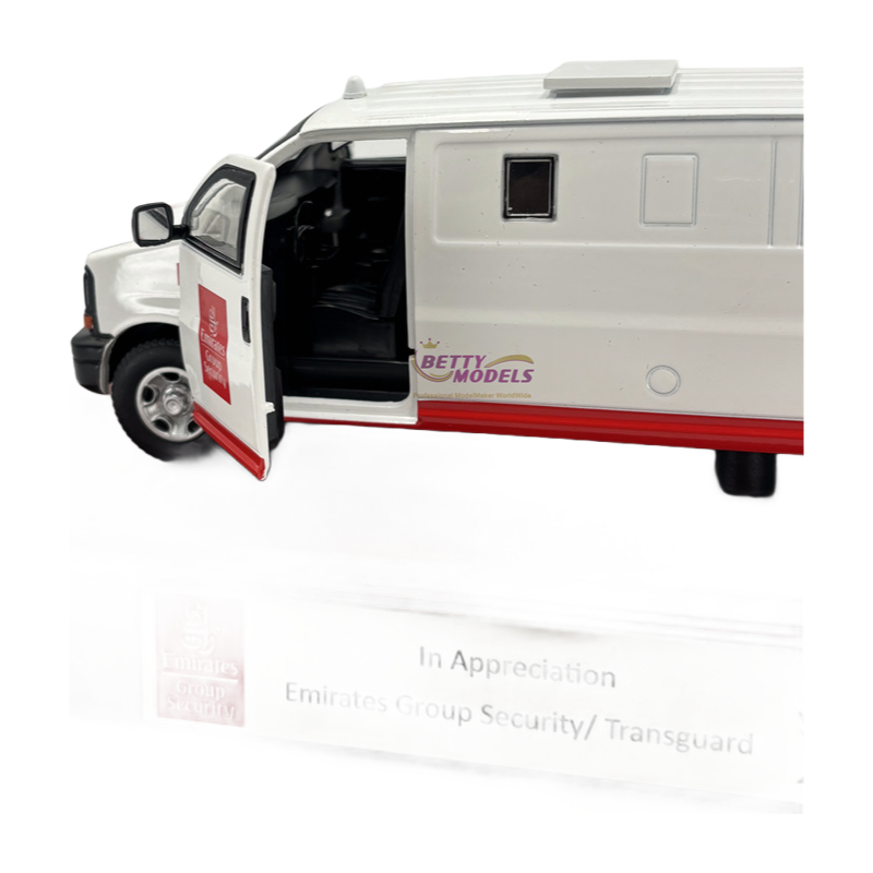 Custom Minibus MPV Alloy Diecast Scale Model - Premium Business Gift with Logo