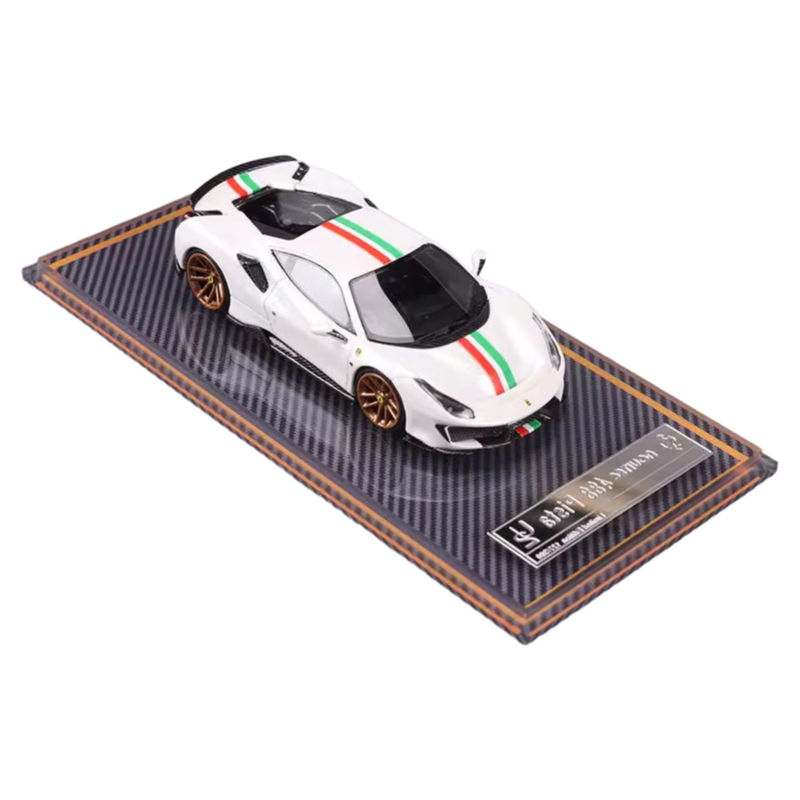 Hand-Painted 1/64 Ferrari Resin Car Replica - Unique Automotive Art Piece for Display Cabinets