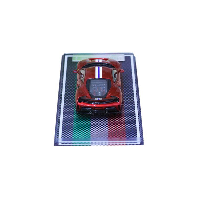 Hand-Painted 1/64 Ferrari Resin Car Replica - Unique Automotive Art Piece for Display Cabinets