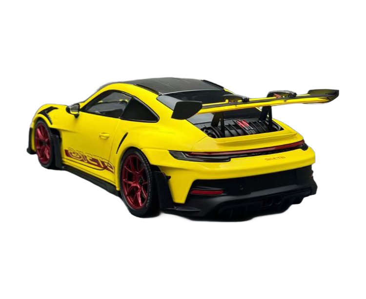 Premium Miniature Porsche 911 992 GT3 RS Alloy Car Model in 1/18 Scale for Adults