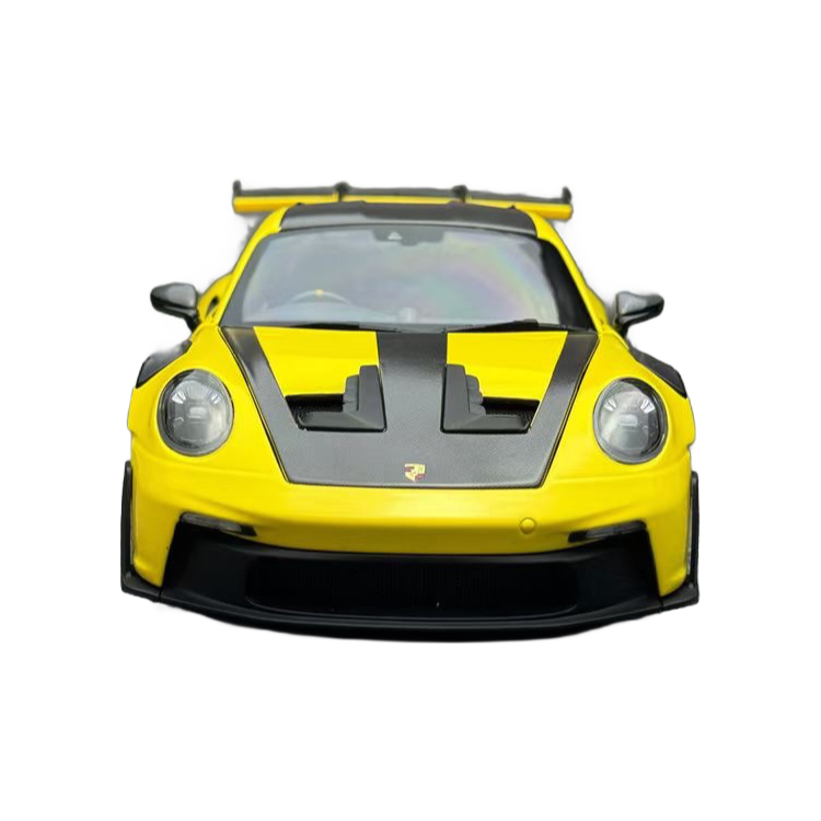Premium Miniature Porsche 911 992 GT3 RS Alloy Car Model in 1/18 Scale for Adults