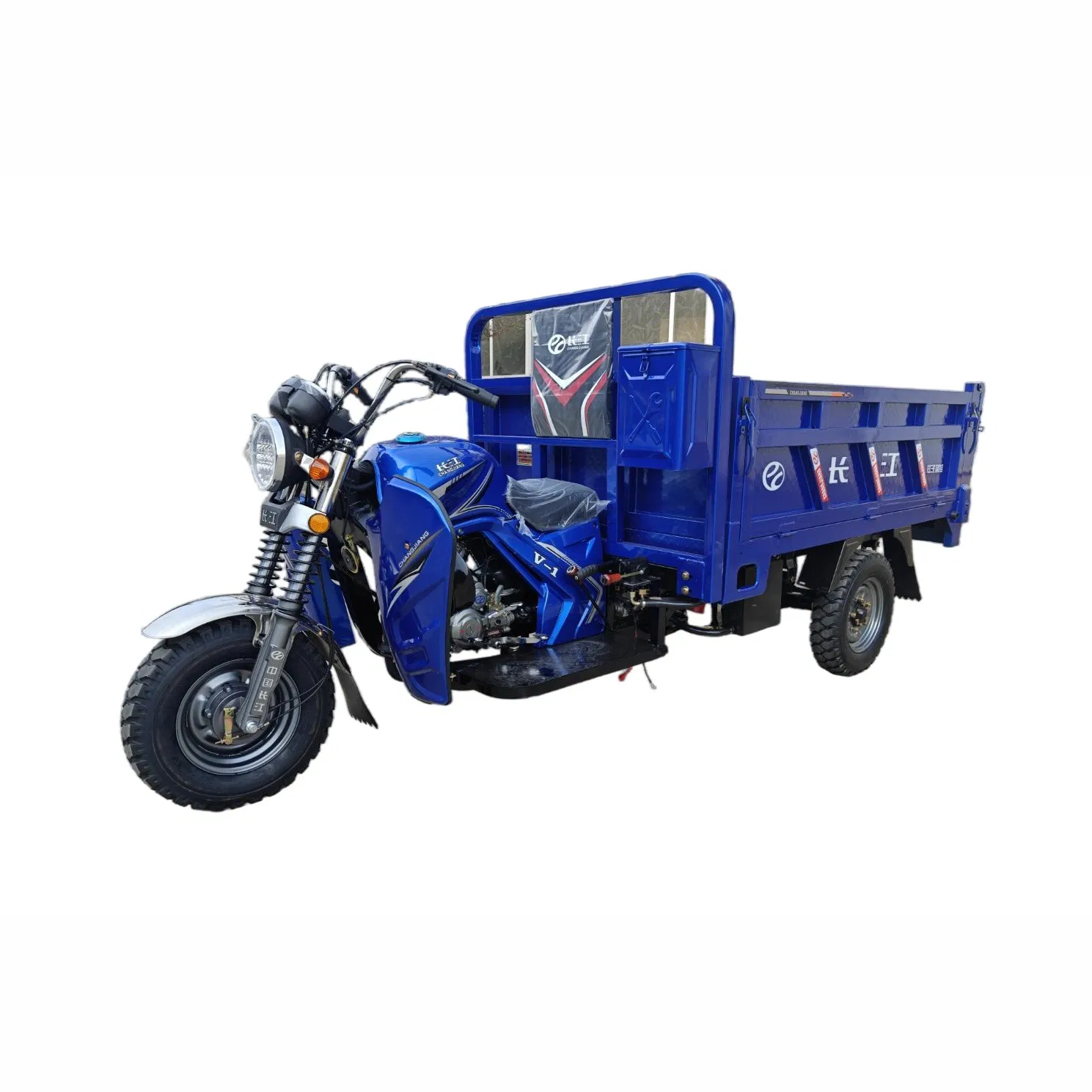 200cc Gasoline Cargo Tricycle with Hydraulic Dump System for Heavy Duty Transport