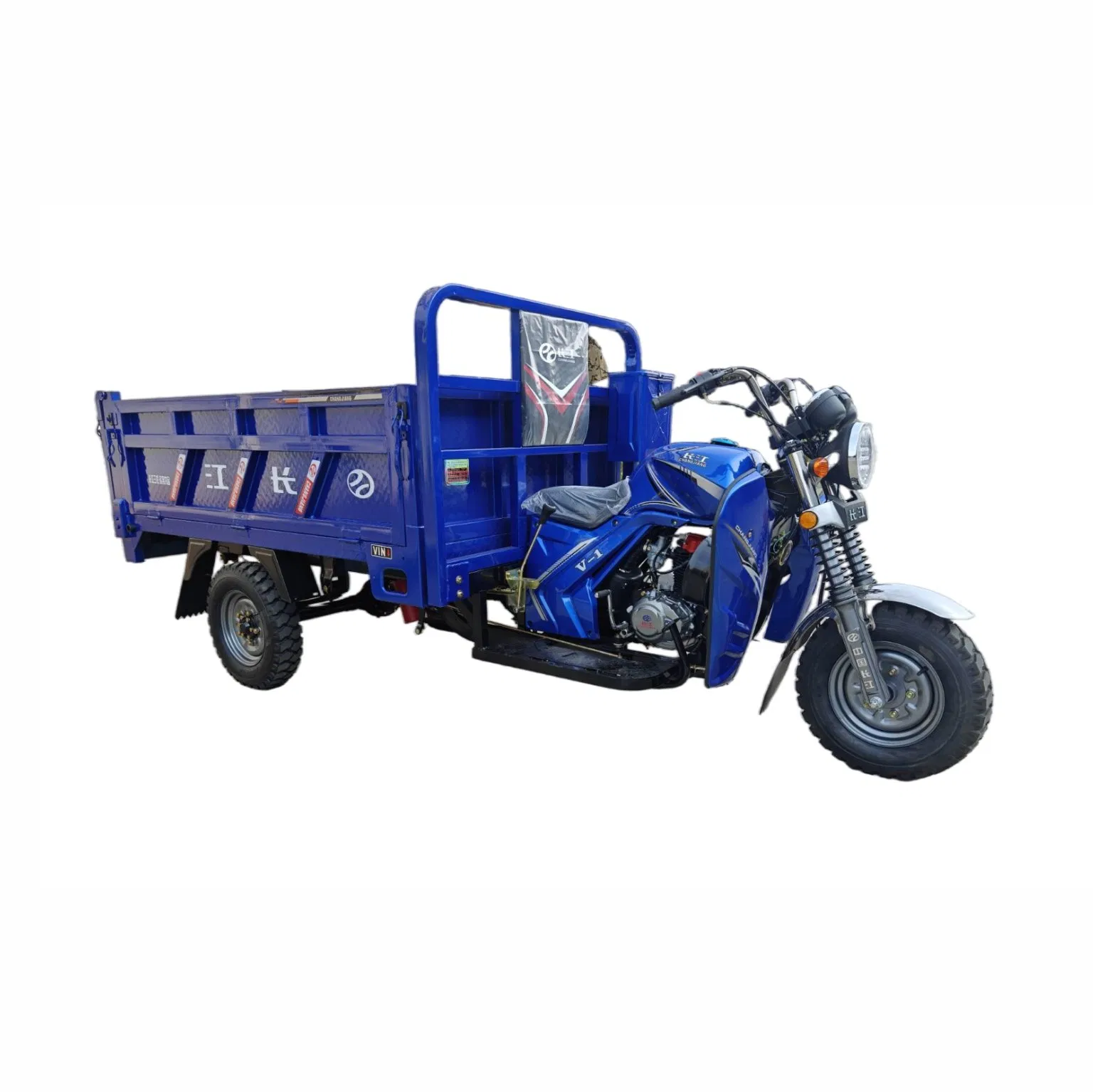 200cc Gasoline Cargo Tricycle with Hydraulic Dump System for Heavy Duty Transport