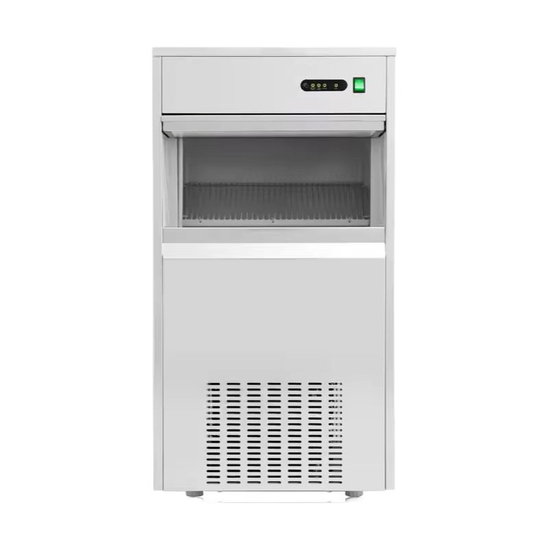 Stainless Steel Automatic Ice Cube Maker with Energy-Saving Compressor for Home and Office
