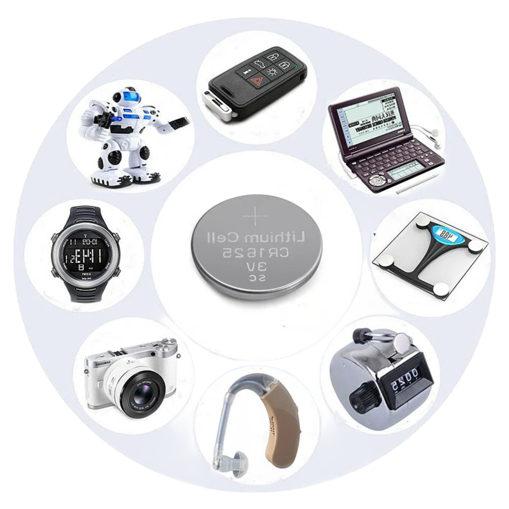 Wholesale Price CR1632 Non-Rechargeable Lithium Battery Button Cell 125mAh