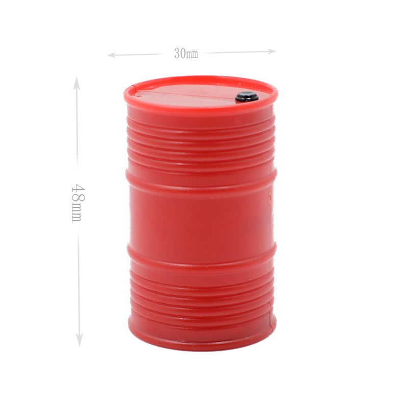 1/24 Scale High Simulation Plastic Oil Drum for RC Crawler Cars - Mini Accessory
