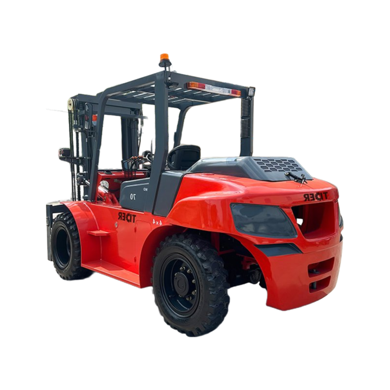 RTD70 Diesel Forklift 7 Ton Capacity Heavy Duty Off Road Forklift for Industrial Use
