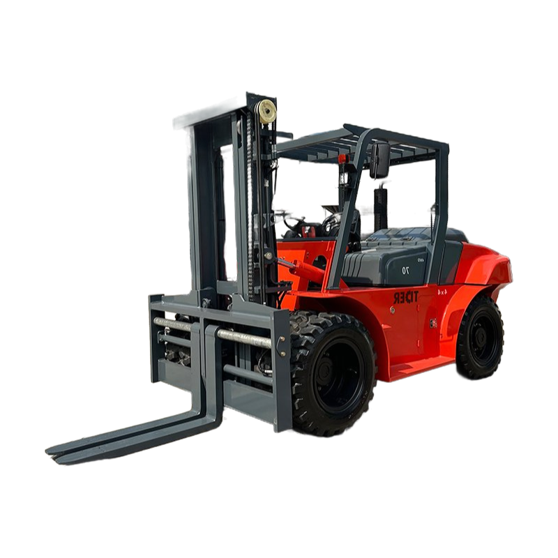 RTD70 Diesel Forklift 7 Ton Capacity Heavy Duty Off Road Forklift for Industrial Use