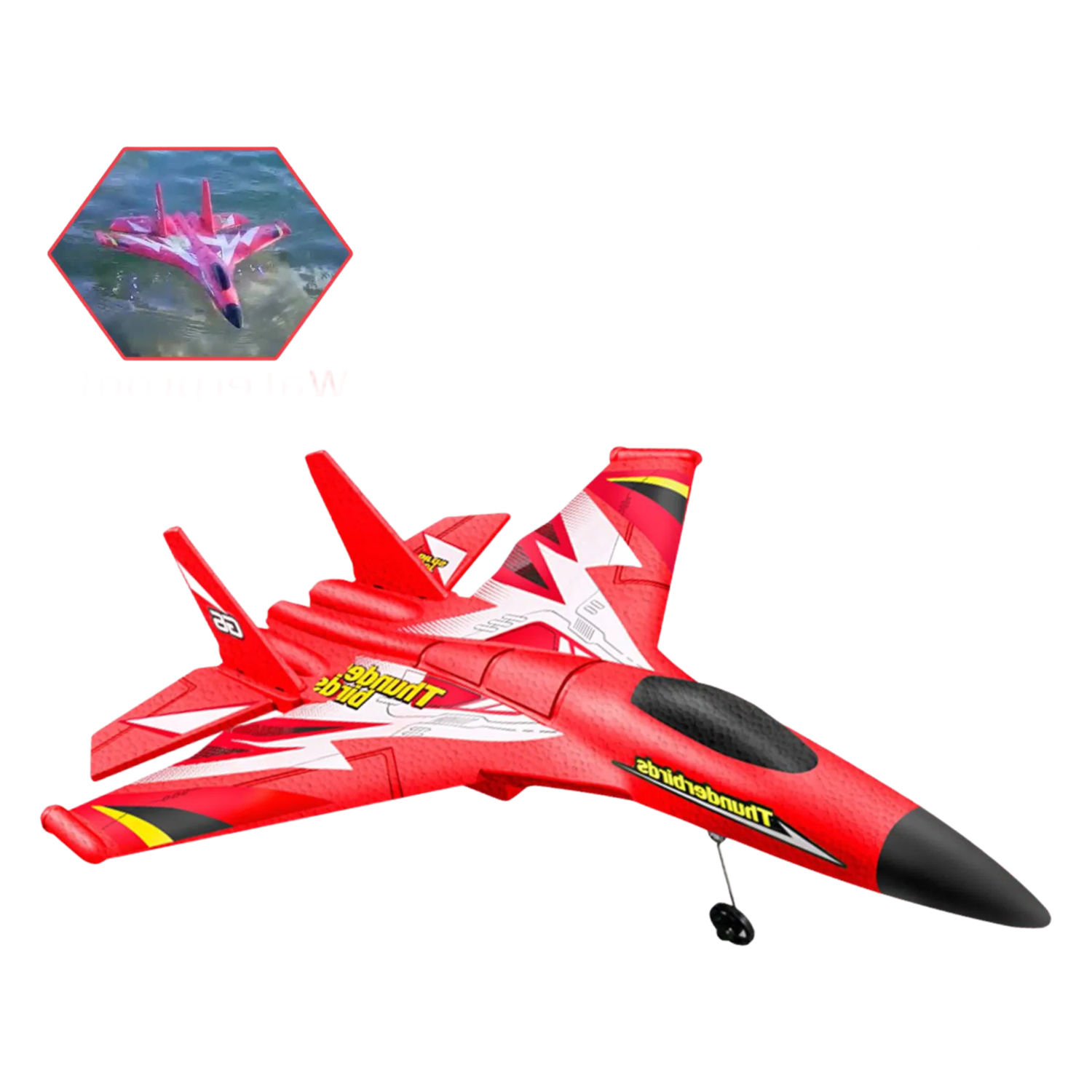 Wholesale High Quality Remote Control Plane Toy for Kids with 120M Range and LED Lights