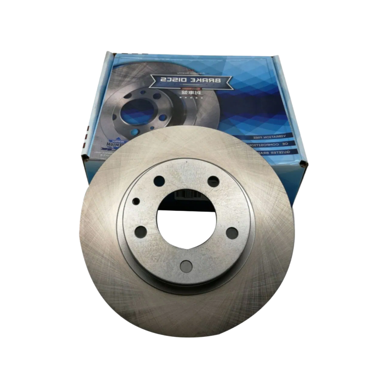 ISO Certified Automotive Brake Rotors for Front and Rear Wheel Applications