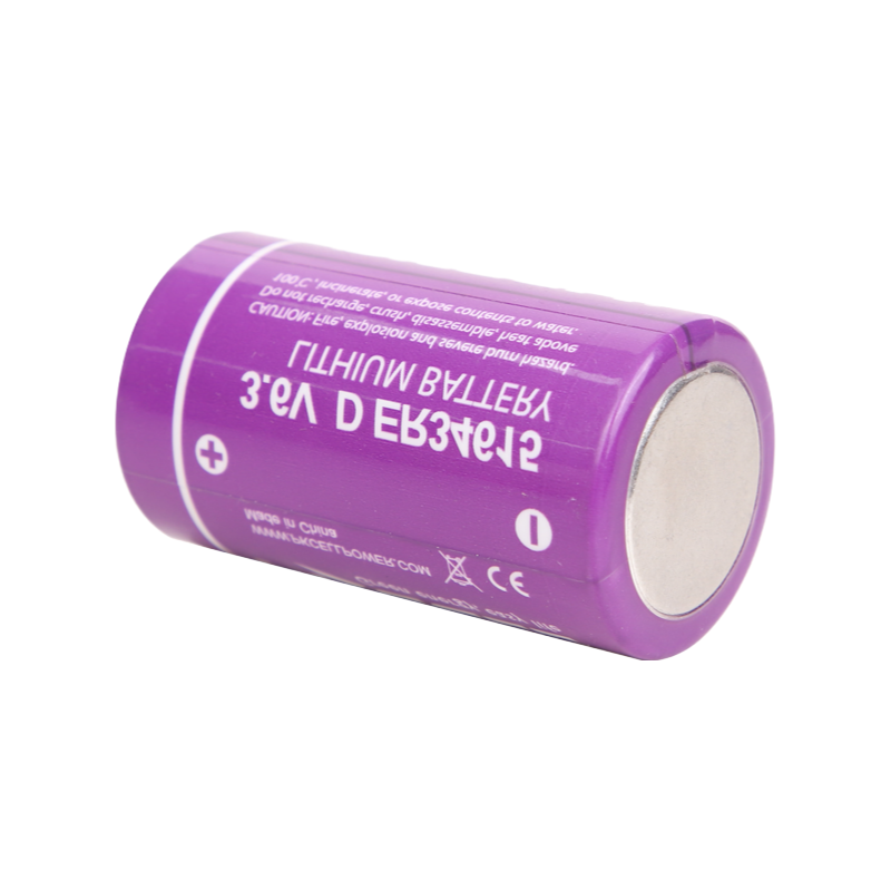 High Capacity ER34615 Lithium Thionyl Chloride Battery with 10-Year Shelf Life for Utility Meters