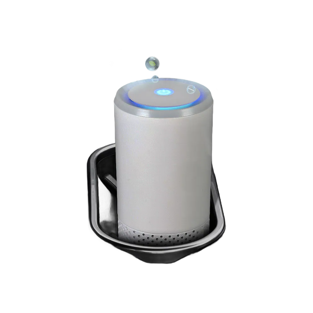 Portable Car Air Purifier with HEPA Filter & Negative Ion Technology for Clean Air Circulation