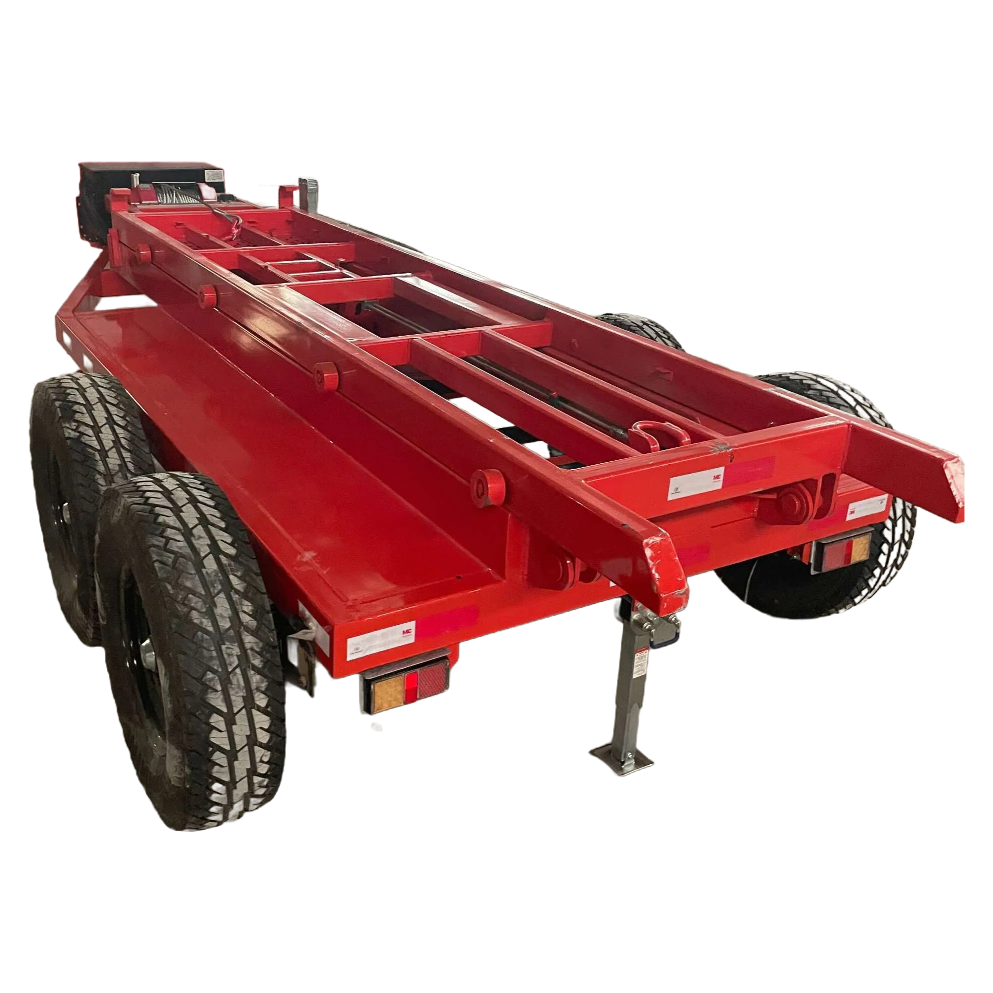 Durable Roll Off Dump Trailers with Tarping Systems and LED Work Lights