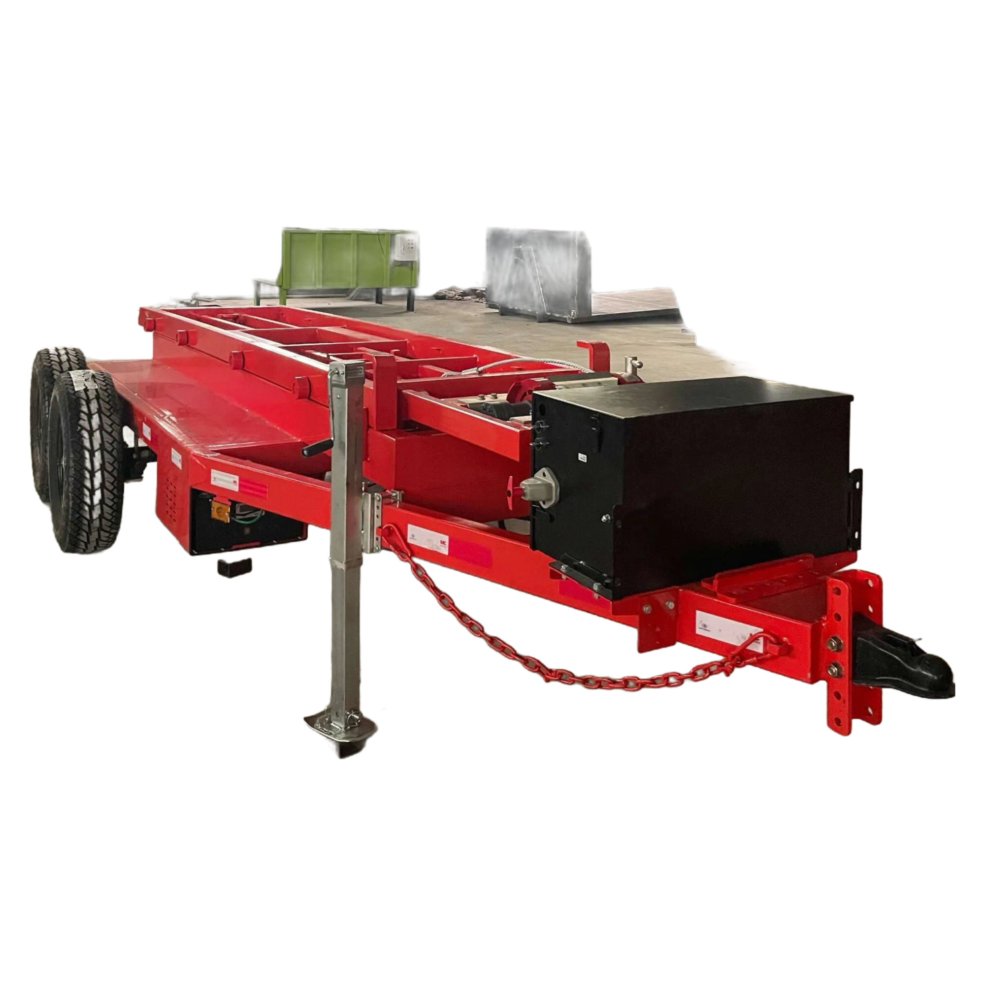 Durable Roll Off Dump Trailers with Tarping Systems and LED Work Lights