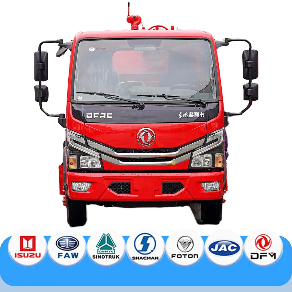 Customizable Fire Water Tanker with 80m Spray Range and Stainless Steel Body Construction