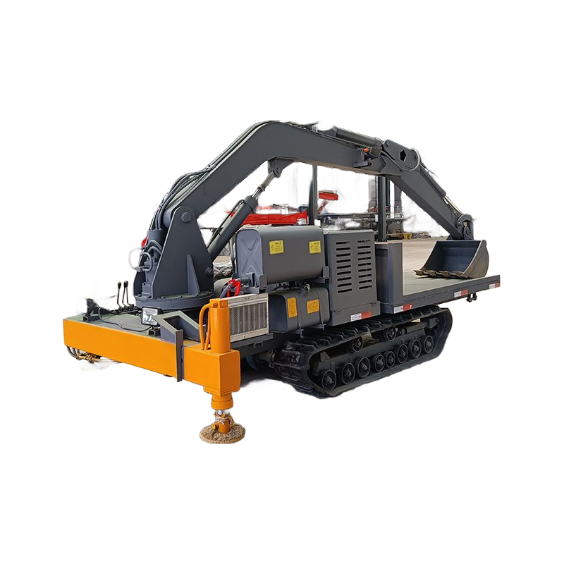 High Efficiency Compact Excavator Loader Combo Machine with 360° Rotation for Small Spaces