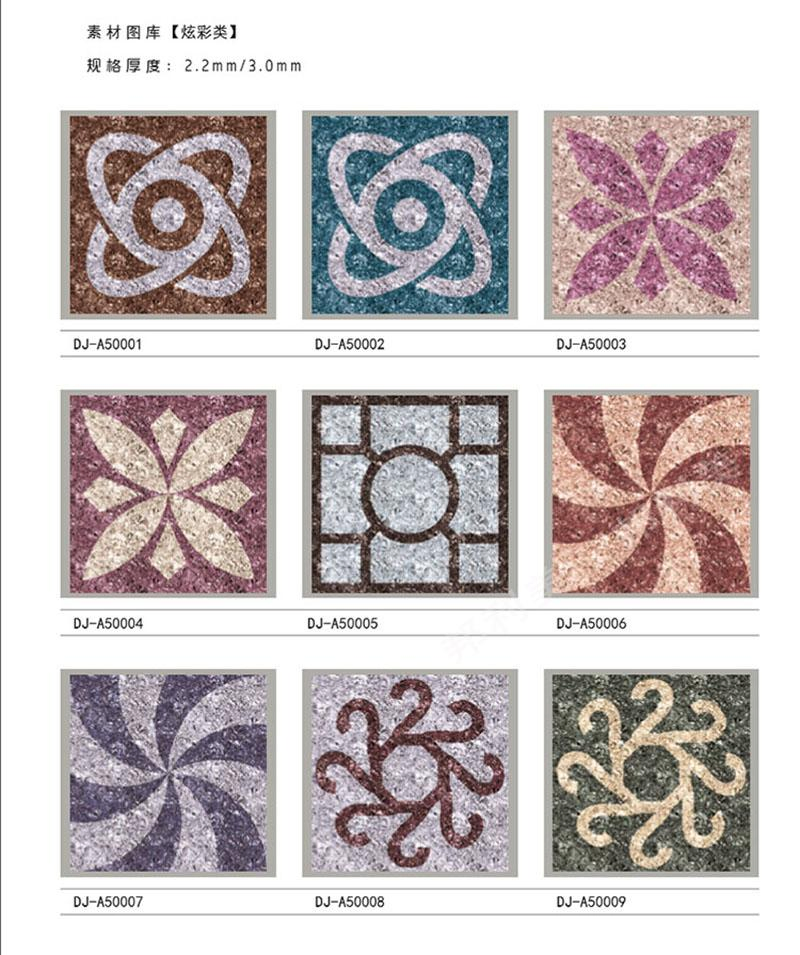 High Quality PVC & Marble Elevator Flooring Decoration Custom Design for Cabin Size