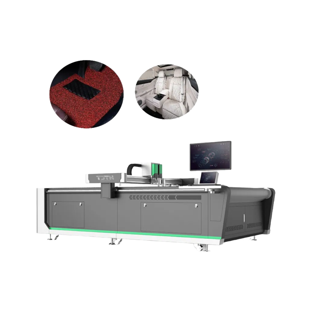 CNC Knife Cutting Machine for Automotive Floor Mats - Custom Sizes Available