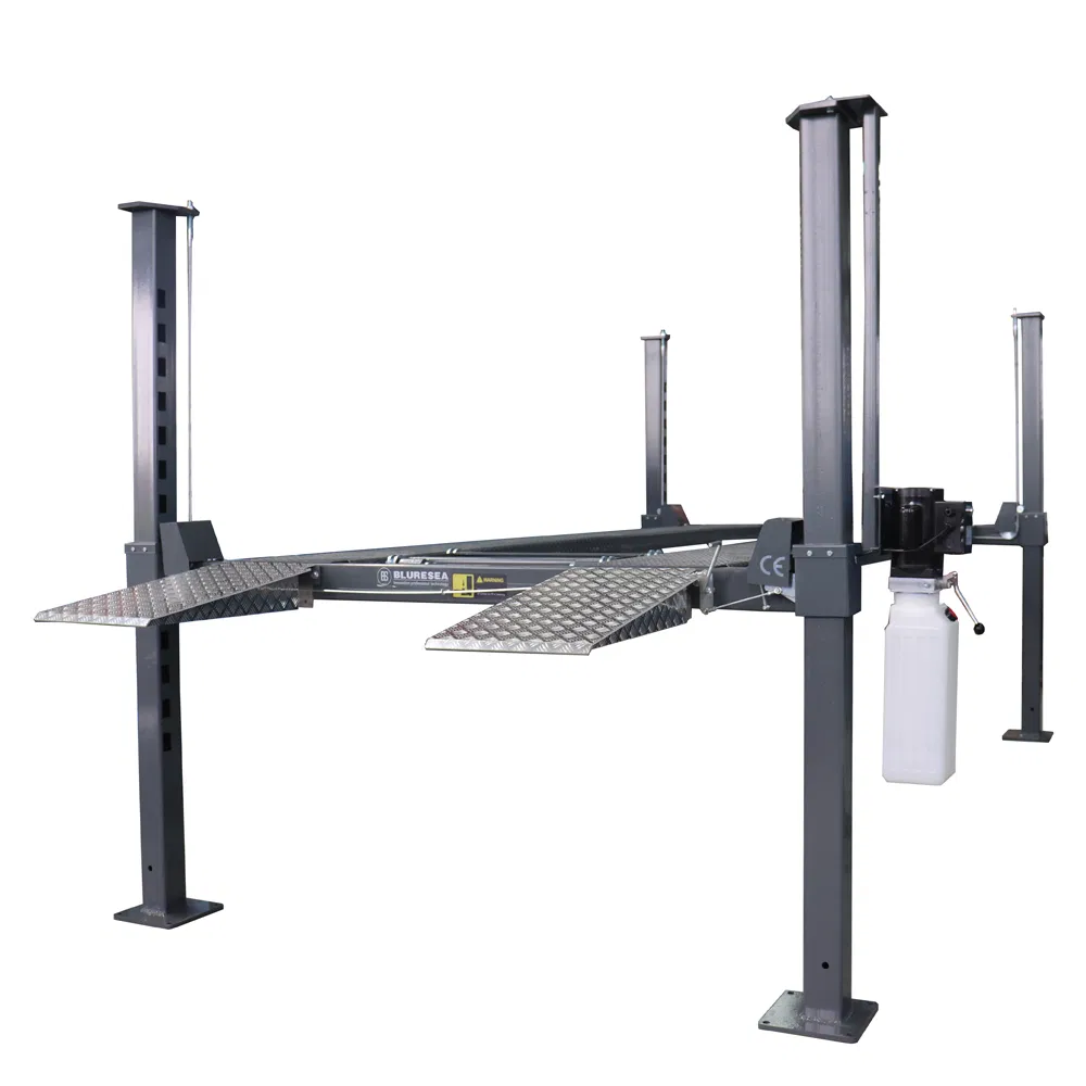 BLS-FP37N 3.7T Four Post Car Lift with CE Certification for Auto Parking and Storage