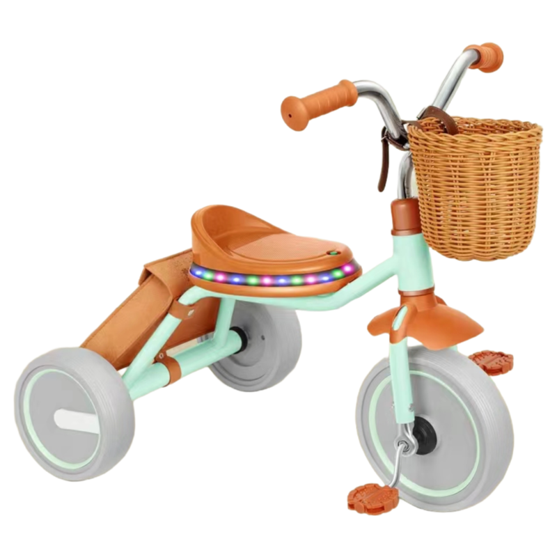 Premium Baby Tricycle with Steel Frame - 3 Wheel Kids Walker Ride-On Toy for Ages 1.5-5 Years