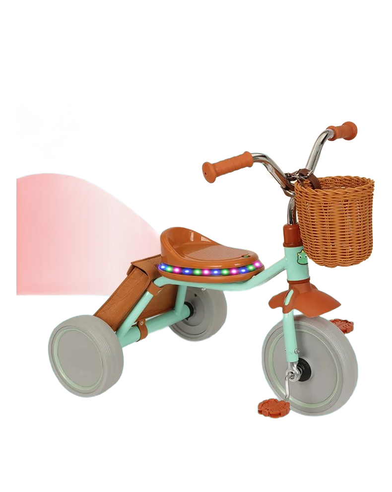 Premium Baby Tricycle with Steel Frame - 3 Wheel Kids Walker Ride-On Toy for Ages 1.5-5 Years
