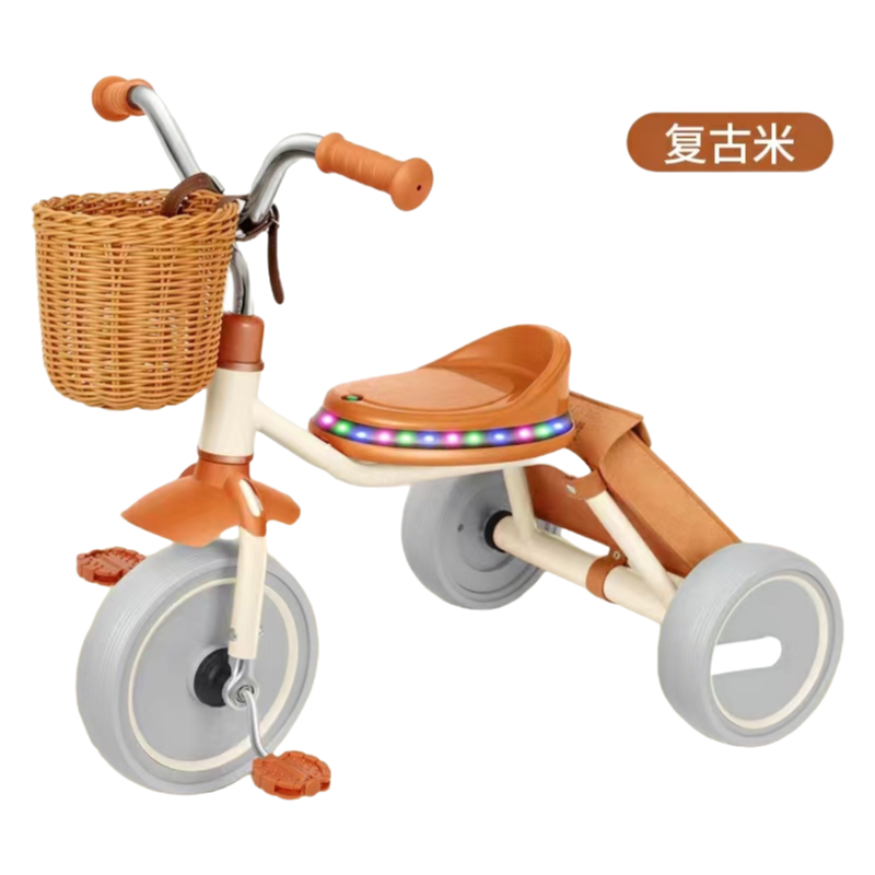 Premium Baby Tricycle with Steel Frame - 3 Wheel Kids Walker Ride-On Toy for Ages 1.5-5 Years