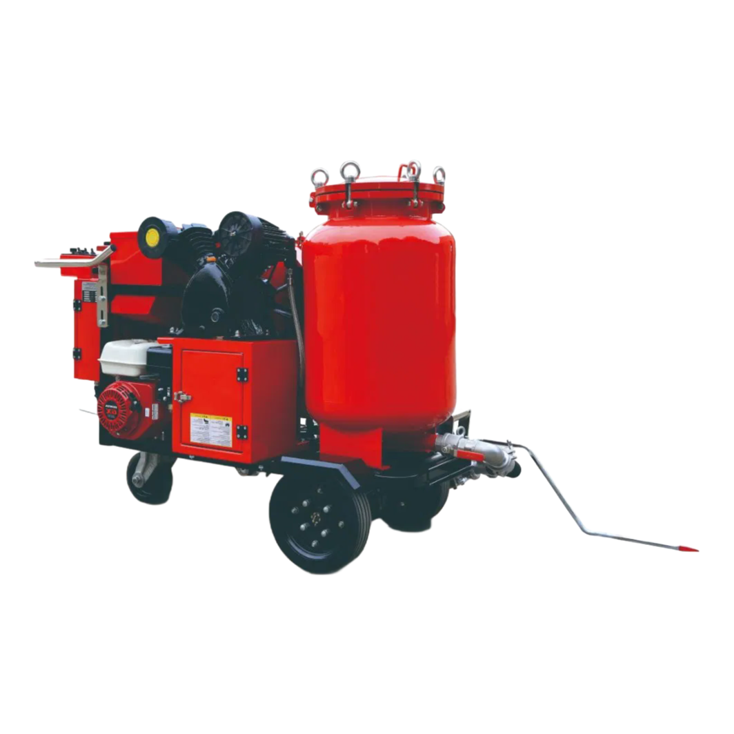 TR-STC250E Self-Propelled Cold Plastic Two-Component Road Marking Machine for Professional Pavement