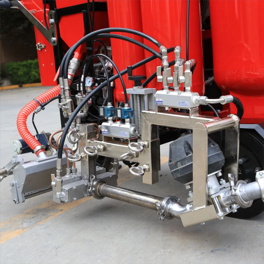 TR-STC250E Self-Propelled Cold Plastic Two-Component Road Marking Machine for Professional Pavement