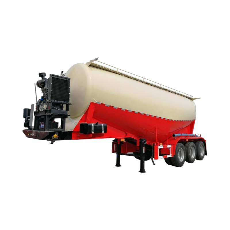 Heavy-Duty Powder Tanker Trailer for Cement/Lime/Mineral Transport