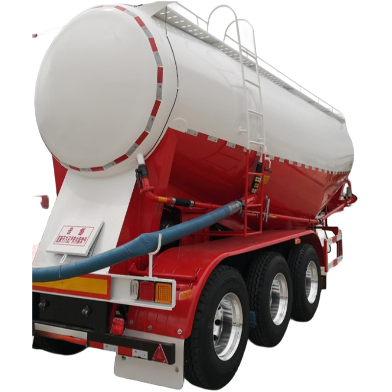 Heavy-Duty Powder Tanker Trailer for Cement/Lime/Mineral Transport