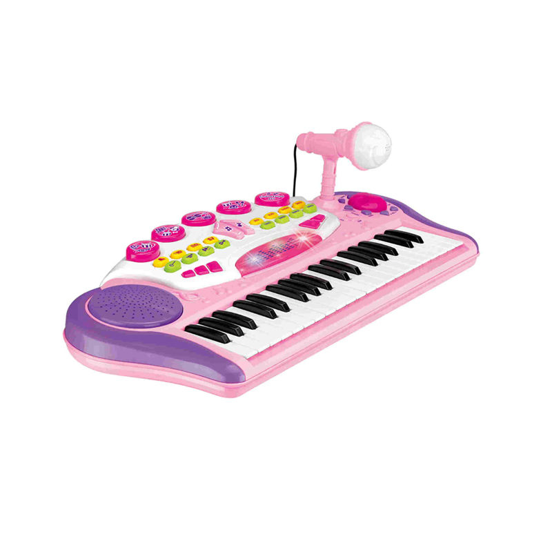 37 Keys Electronic Piano Keyboard Toy - Musical Instruments for Kids with Microphone