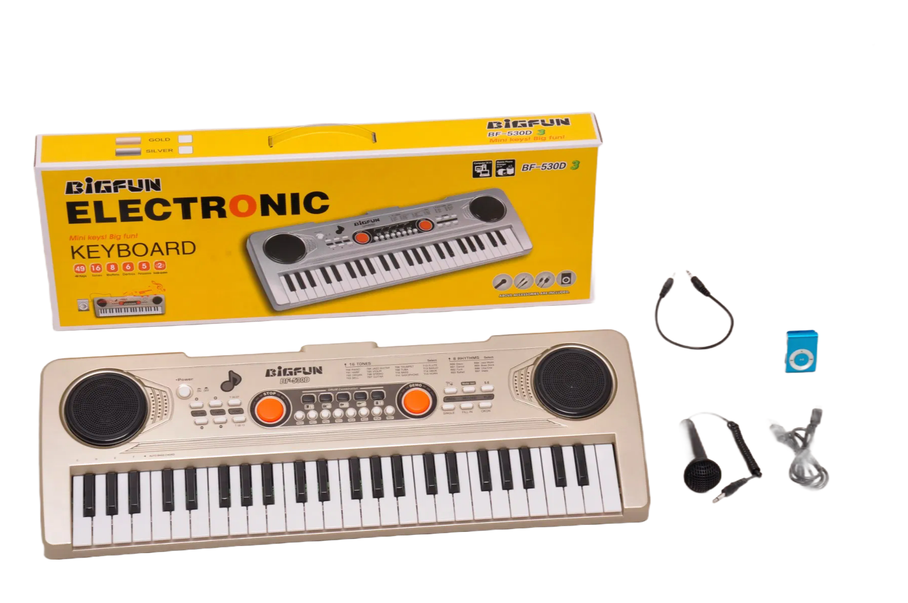37 Keys Kids Electronic Keyboard Piano - Early Learning Musical Toy with Microphone for Children's Education
