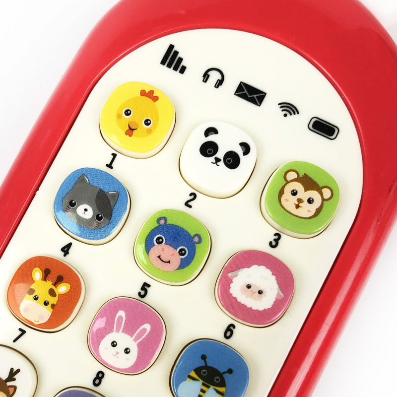Deer Shape Musical Educational Toys for Kids - Interactive Plastic Early Learning Phone Toy