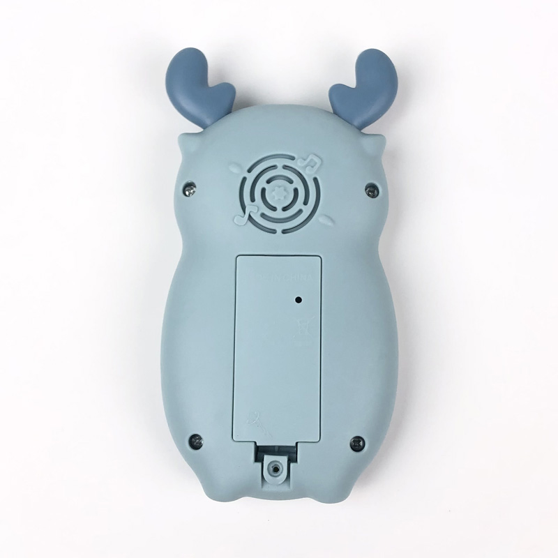 Deer Shape Musical Educational Toy for Kids - Interactive English Learning Phone Toy with Puzzle Games