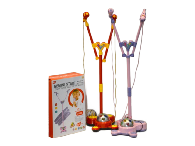 Kids Karaoke Microphone Toy - Colorful Musical Instrument for Children Ages 3-8