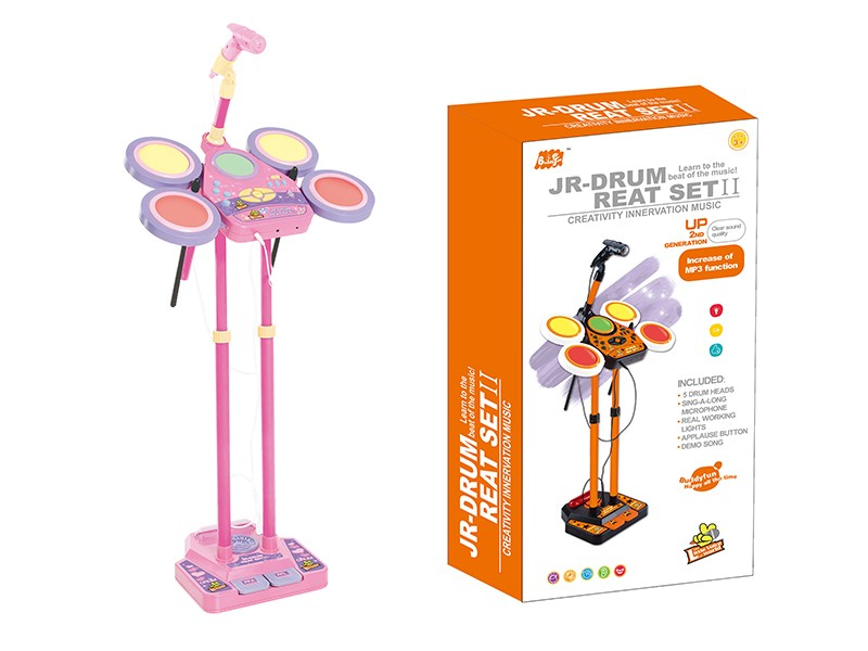 Kids Karaoke Microphone Toy - Colorful Musical Instrument for Children Ages 3-8