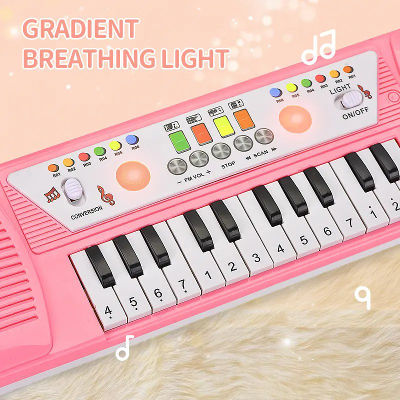 Kids Educational Music Piano Toy - Interactive Learning Musical Instrument for Toddlers 3+ Years