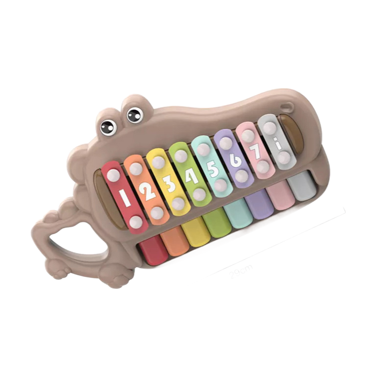 8-Tone Multifunctional Kids Piano Xylophone Toy - Educational Musical Instrument for Children