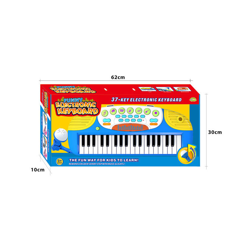 37 Keys Electronic Piano Keyboard Toy for Toddlers - Musical Learning Instrument Gift for Boys & Girls