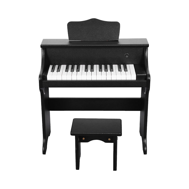 Black White Pink Children Piano Keyboard Toy with 20 Demo Songs - CE Certified