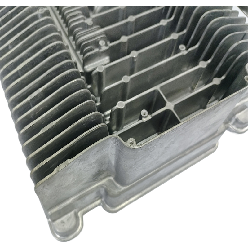 Custom Aluminum Heat Sink Die Casting with Powder Coating for Battery Applications