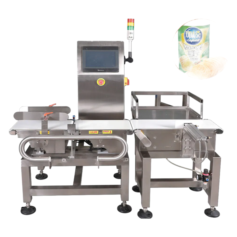 Automatic Check Weigher Machine with ±0.2g Accuracy for Food Packaging and Quality Control