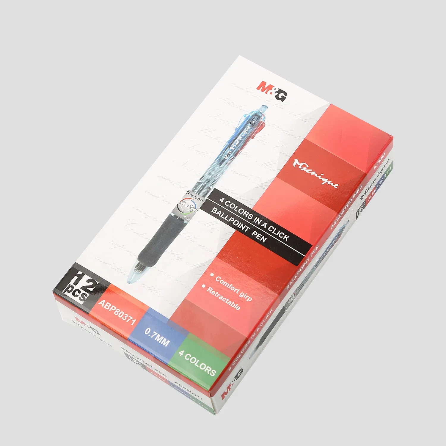 Factory Direct 1296PCS/Carton Multi Color Ballpoint Pens with Custom Packaging Options