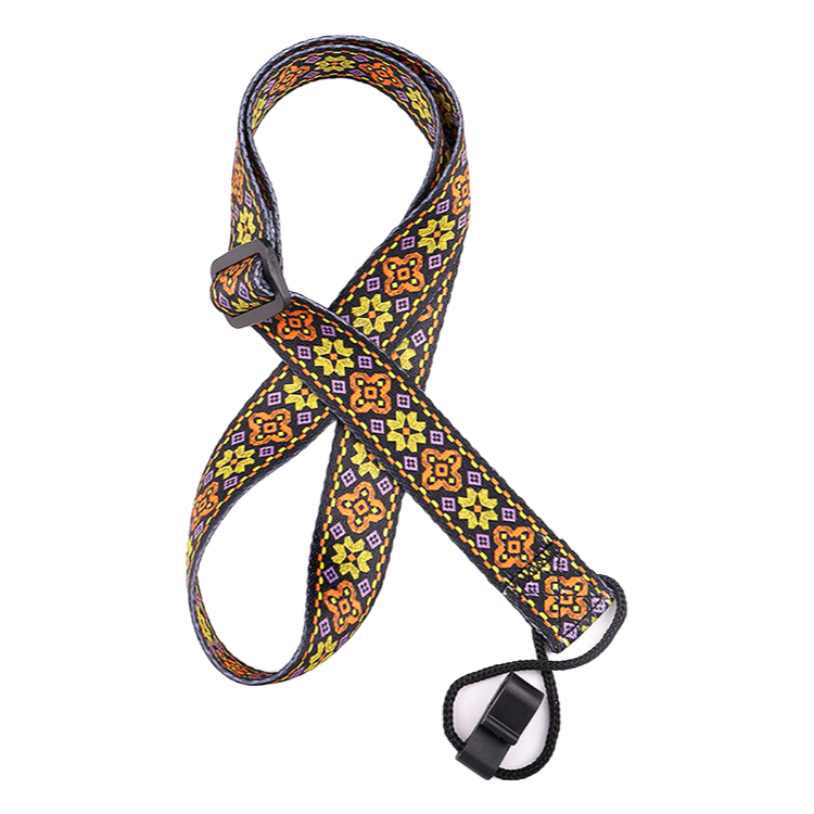 Custom Adjustable Ukulele Strap Soft Cotton Classical Guitar Strap OEM Manufacturer