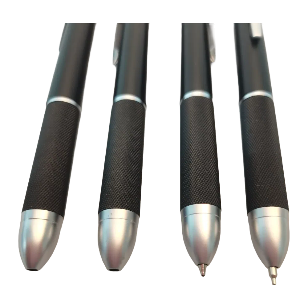 Factory Direct Metal Plastic Ballpen & Mechanical Pencil, 1.0mm Point, Click Style, Custom Logo, Promotional Office School Gift Pen, Wholesale