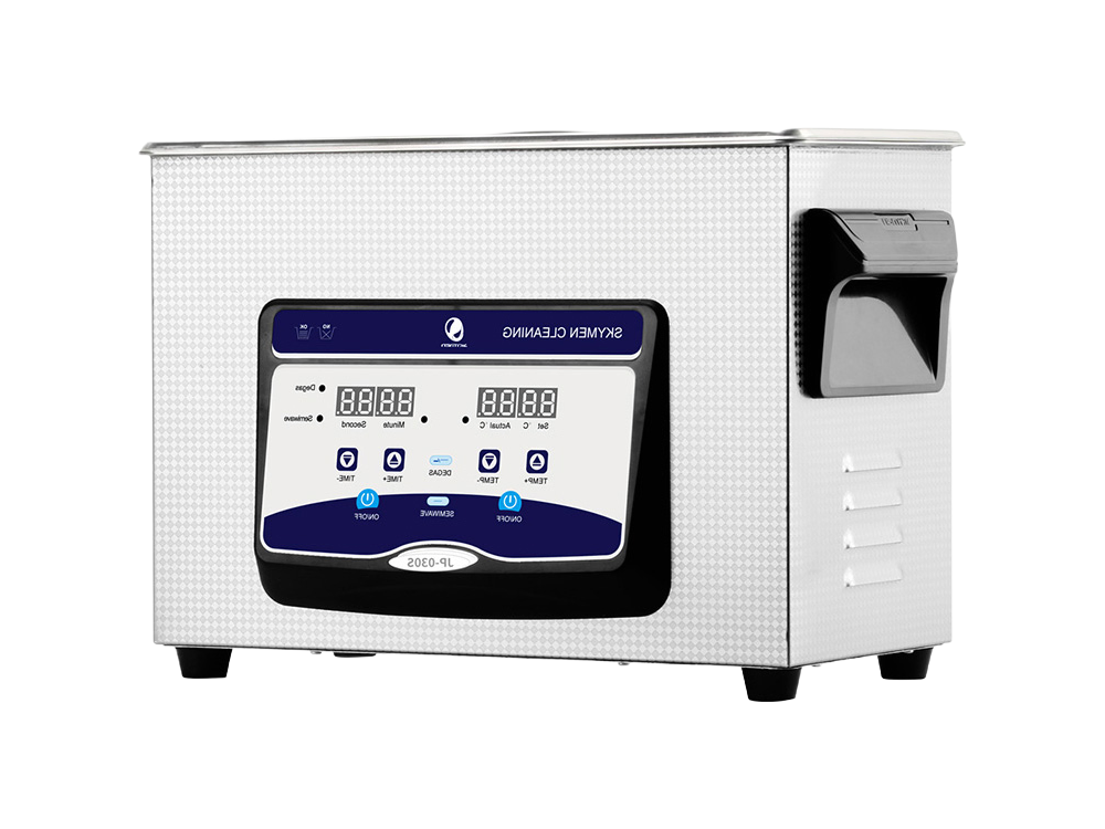 40kHz Ultrasonic Cleaner with Heater for Medical Instruments - 4.5L Stainless Steel Tank