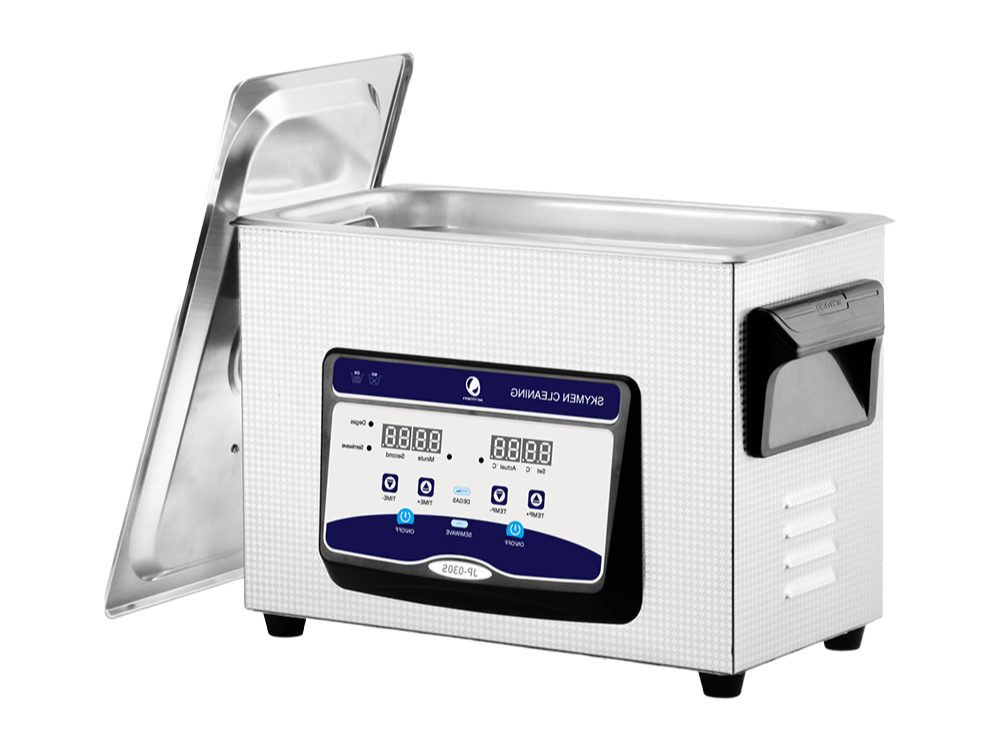 40kHz Ultrasonic Cleaner with Heater for Medical Instruments - 4.5L Stainless Steel Tank