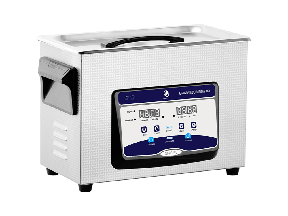 40kHz Ultrasonic Cleaner with Heater for Medical Instruments - 4.5L Stainless Steel Tank