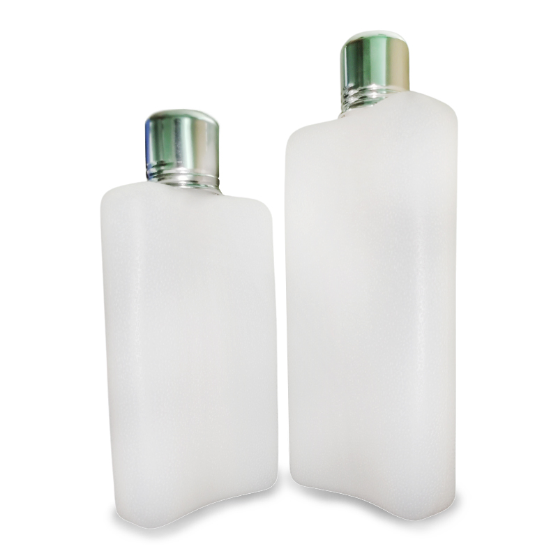 10oz 16oz White Travel Liquor Plastic Hip Flask - Customizable HDPE Bar Tool