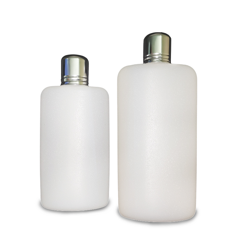 10oz 16oz White Travel Liquor Plastic Hip Flask - Customizable HDPE Bar Tool